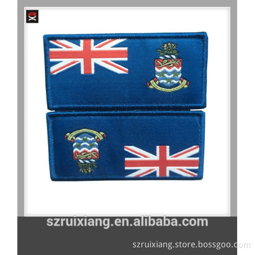 High density woven base flag woven patch